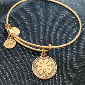 Alex & Ani Clover Charm Bangle